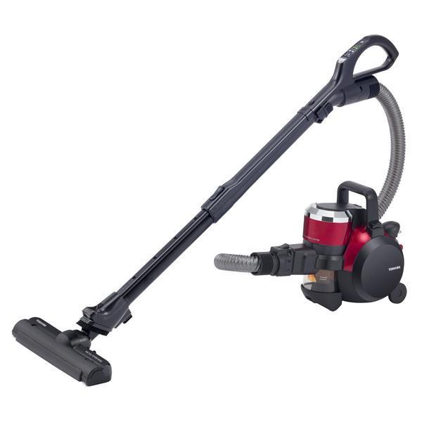 東芝 TOSHIBA サイクロン式掃除機「トルネオV」フィルターレス ブラックレッド VC-SG700X-R