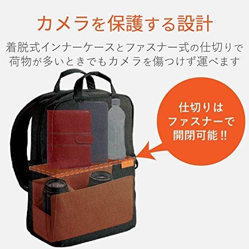 カメラ収納 バックパック off toco 2STYLE Mサイズ [ 参考収容寸法(カメラ収納部):250×115×170mm ] ブラック【新品】 【Panason】