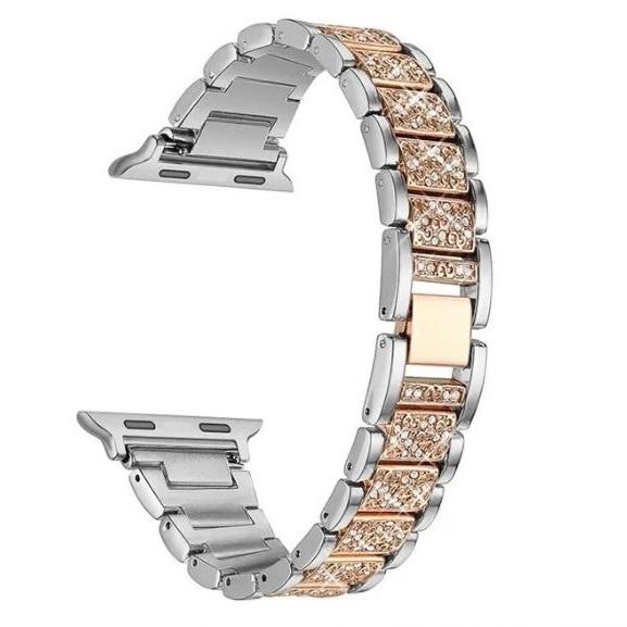 Apple Watch バンド コンパチブル ステンレス ラインストーン アップルウォッチ series 3 4 5 6 7 8 9 SE ultra 38 40 41 42 44 45 49 mm 対応 |  | 10