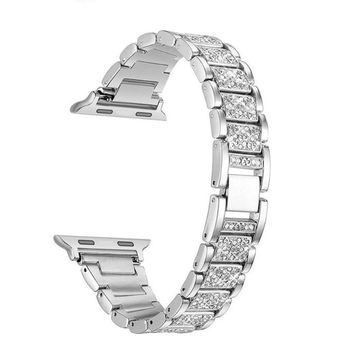 Apple Watch バンド コンパチブル ステンレス ラインストーン アップルウォッチ series 3 4 5 6 7 8 9 SE ultra 38 40 41 42 44 45 49 mm 対応 |  | 11