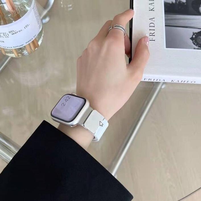 Apple Watch バンド コンパチブル マグネット ソフトレザー 合皮 アップルウォッチ series 3 4 5 6 7 8 9 SE ultra 38 40 41 42 44 45 49 mm 対応 |  | 04