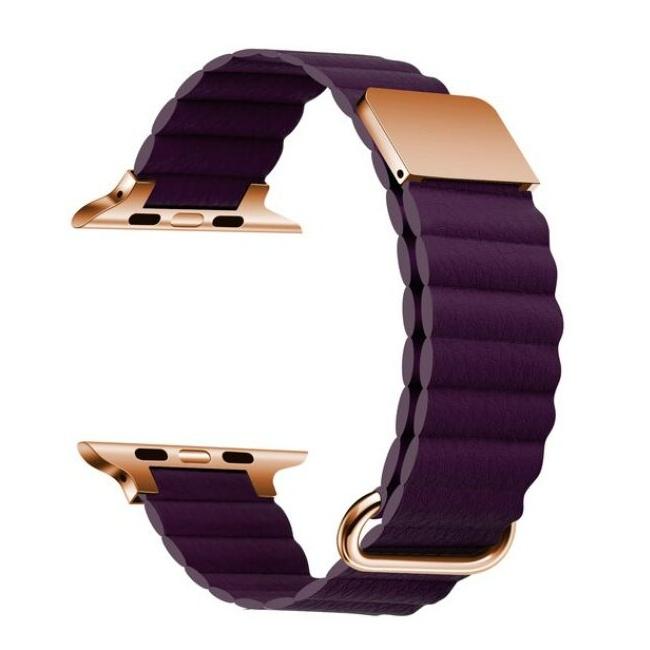 Apple Watch バンド コンパチブル マグネット ソフトレザー 合皮 アップルウォッチ series 3 4 5 6 7 8 9 SE ultra 38 40 41 42 44 45 49 mm 対応 |  | 17