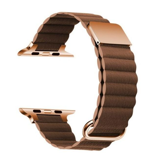 Apple Watch バンド コンパチブル マグネット ソフトレザー 合皮 アップルウォッチ series 3 4 5 6 7 8 9 SE ultra 38 40 41 42 44 45 49 mm 対応 |  | 18