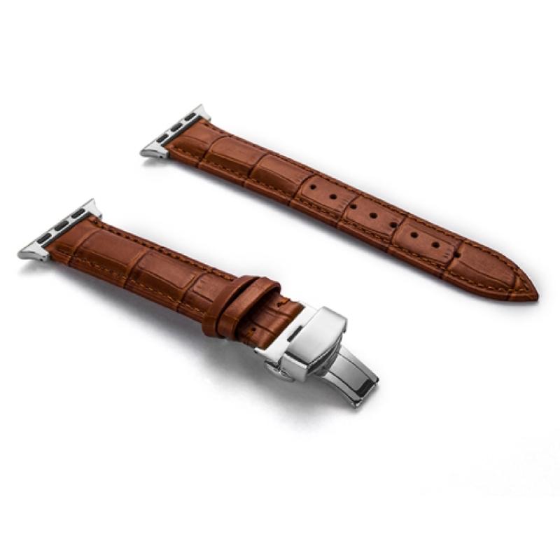 Apple Watch バンド コンパチブル レザー バタフライバックル Dバックル アップルウォッチ ベルト series 3 4 5 6 7 8 9 SE ultra 38 40 41 42 44 45 49 mm 対応 |  | 05