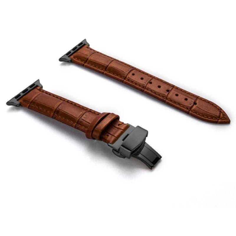 Apple Watch バンド コンパチブル レザー バタフライバックル Dバックル アップルウォッチ ベルト series 3 4 5 6 7 8 9 SE ultra 38 40 41 42 44 45 49 mm 対応 |  | 08