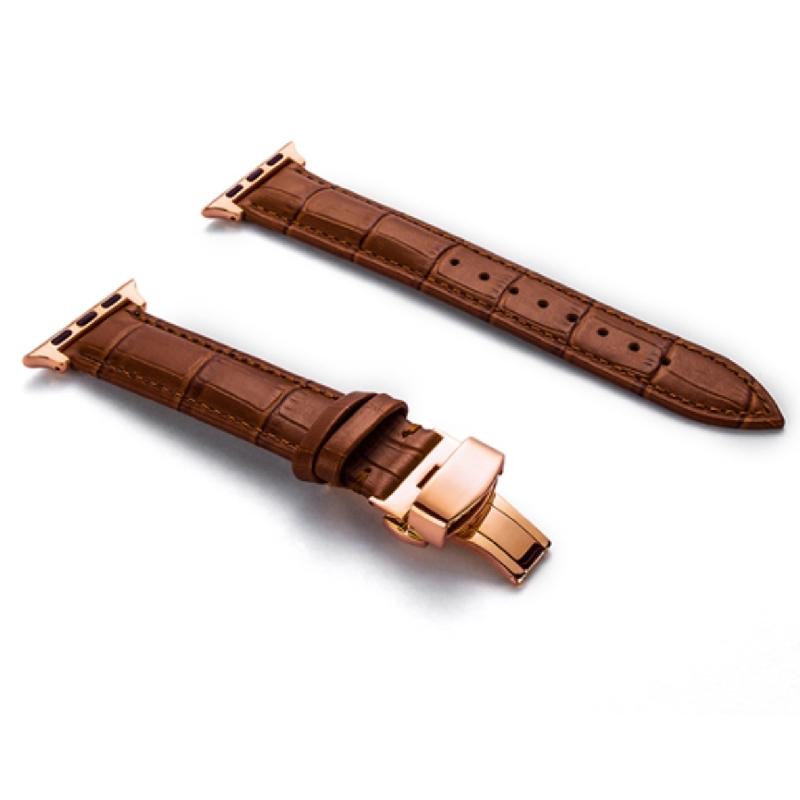 Apple Watch バンド コンパチブル レザー バタフライバックル Dバックル アップルウォッチ ベルト series 3 4 5 6 7 8 9 SE ultra 38 40 41 42 44 45 49 mm 対応 |  | 06