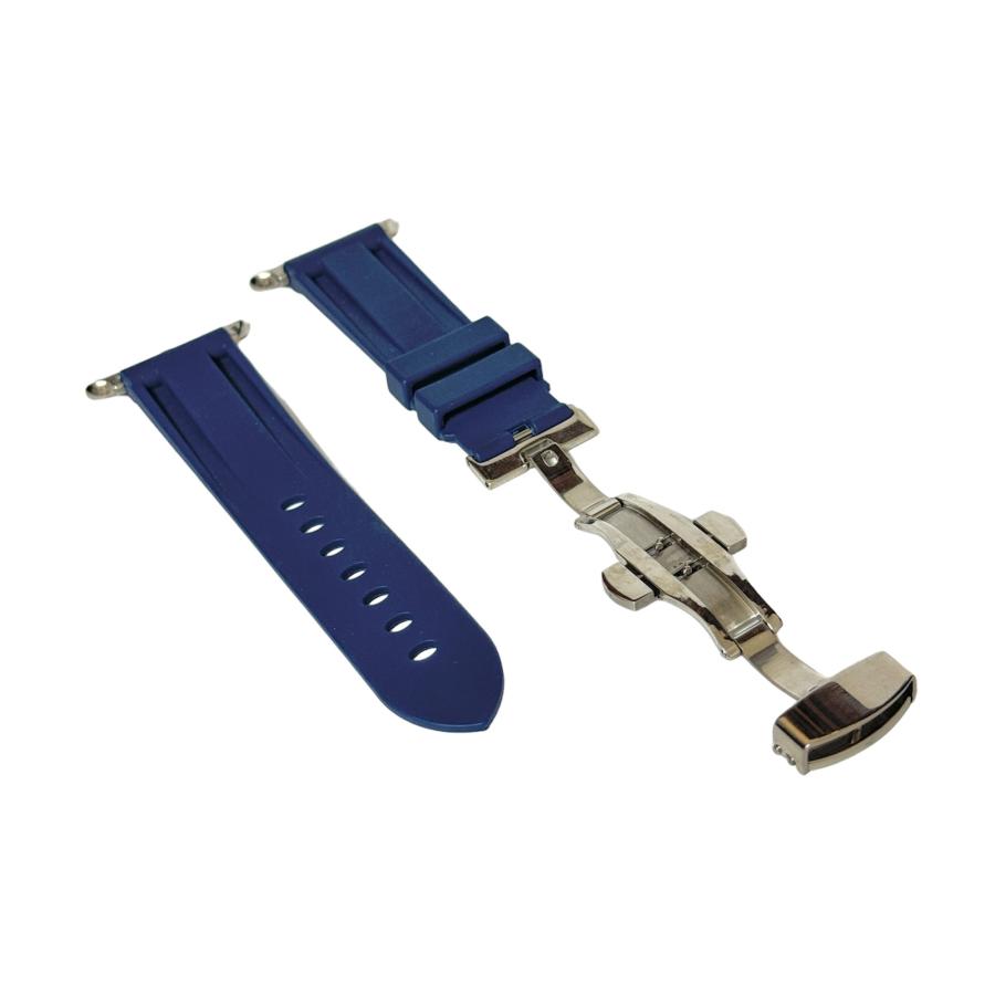 アップルウォッチ バンド コンパチブル シリコン Dバックル バタフライバックル Apple Watch series 3 4 5 6 7 8 9 SE ultra 38 40 41 42 44 45 49 mm 対応 |  | 13