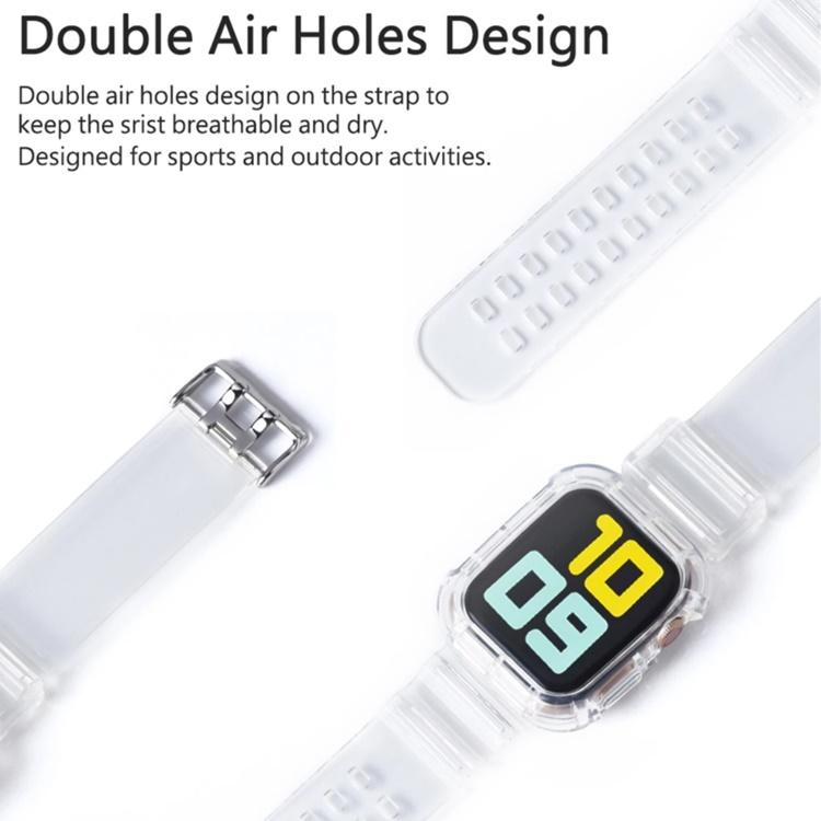 アップルウォッチ バンド コンパチブル クリア ケース一体型 スポーツタイプ Apple Watch series 3 4 5 6 7 8 9 SE ultra 38 40 41 42 44 45 49 mm 対応 |  | 02