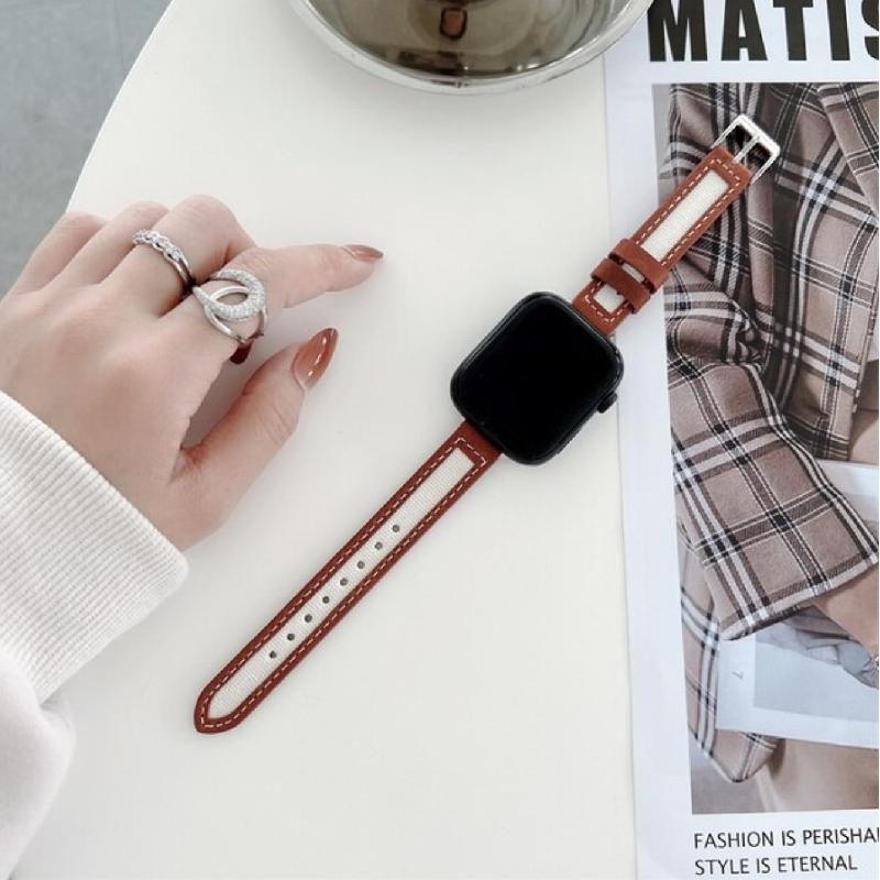 Apple Watch アップルウォッチ バンド レザー レディース かわいい おしゃれ series 3 4 5 6 7 8 9 SE ultra 38 40 41 42 44 45 49 mm |  | 11