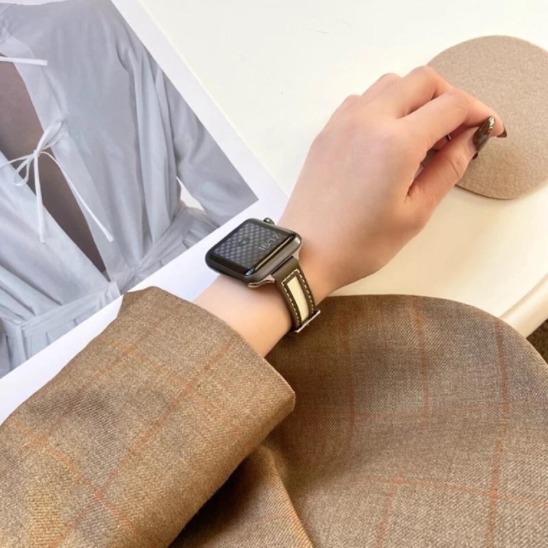 Apple Watch アップルウォッチ バンド レザー レディース かわいい おしゃれ series 3 4 5 6 7 8 9 SE ultra 38 40 41 42 44 45 49 mm |  | 07