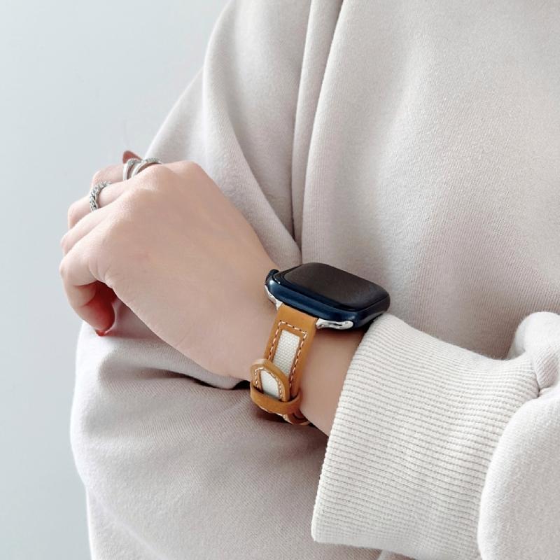 Apple Watch アップルウォッチ バンド レザー レディース かわいい おしゃれ series 3 4 5 6 7 8 9 SE ultra 38 40 41 42 44 45 49 mm |  | 09