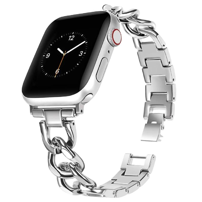 Apple Watch バンド コンパチブル ステンレス チェーン ラグジュアリーアップルウォッチ series 3 4 5 6 7 8 9 SE ultra 38 40 41 42 44 45 49 mm 対応 |  | 05