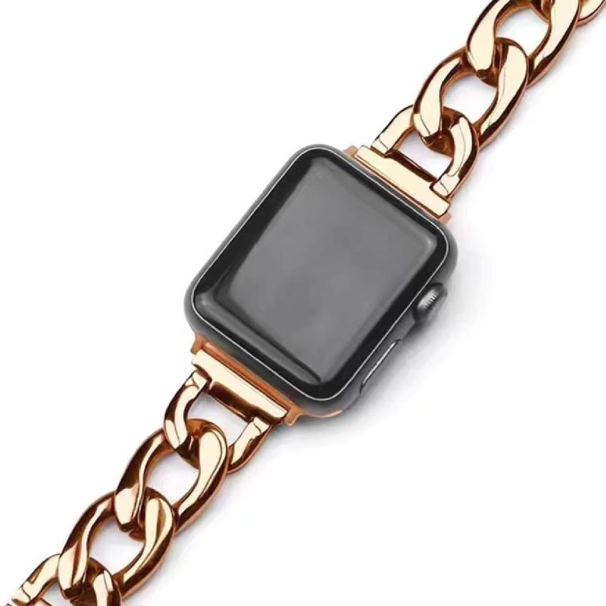 Apple Watch バンド コンパチブル ステンレス チェーン ラグジュアリーアップルウォッチ series 3 4 5 6 7 8 9 SE ultra 38 40 41 42 44 45 49 mm 対応 |  | 07