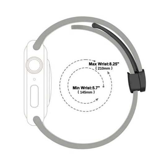 Apple Watch バンド コンパチブル シリコン 磁気バックル マグネット アップルウォッチ series 3 4 5 6 7 8 9 SE ultra 38 40 41 42 44 45 49 mm 対応 |  | 05