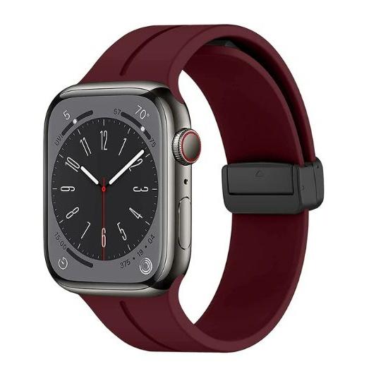 Apple Watch バンド コンパチブル シリコン 磁気バックル マグネット アップルウォッチ series 3 4 5 6 7 8 9 SE ultra 38 40 41 42 44 45 49 mm 対応 |  | 09