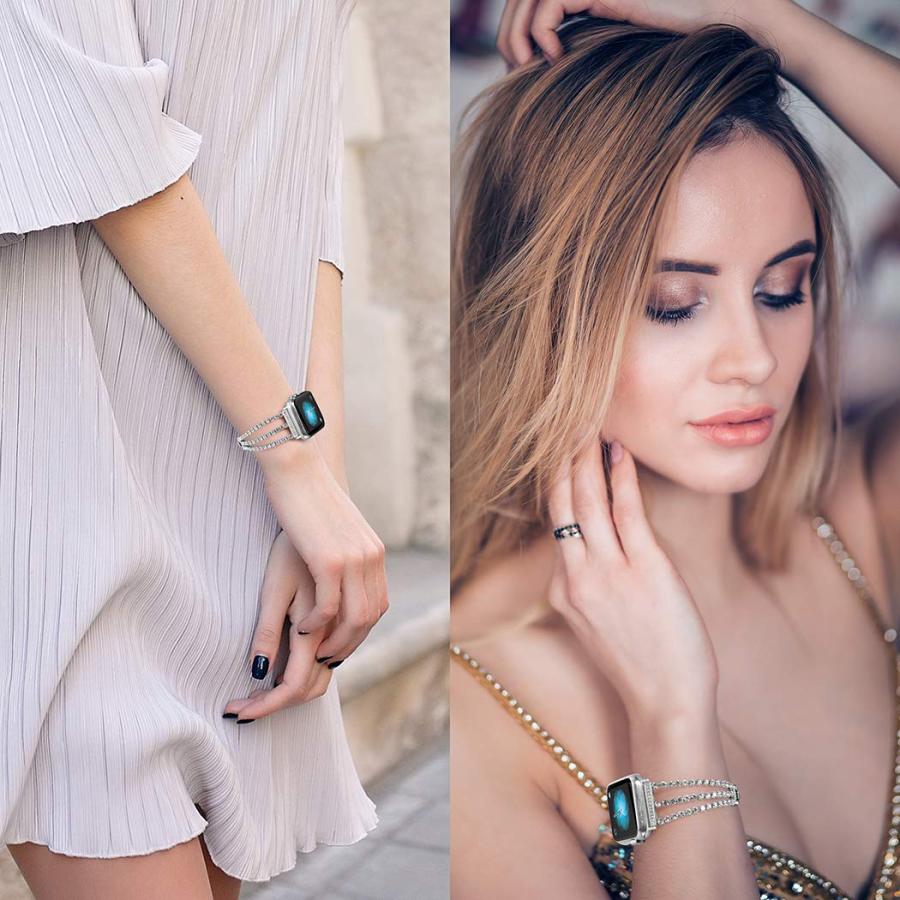 Apple Watch バンド コンパチブル シリコン 磁気バックル マグネット アップルウォッチ series 3 4 5 6 7 8 9 SE ultra 38 40 41 42 44 45 49 mm 対応 |  | 08