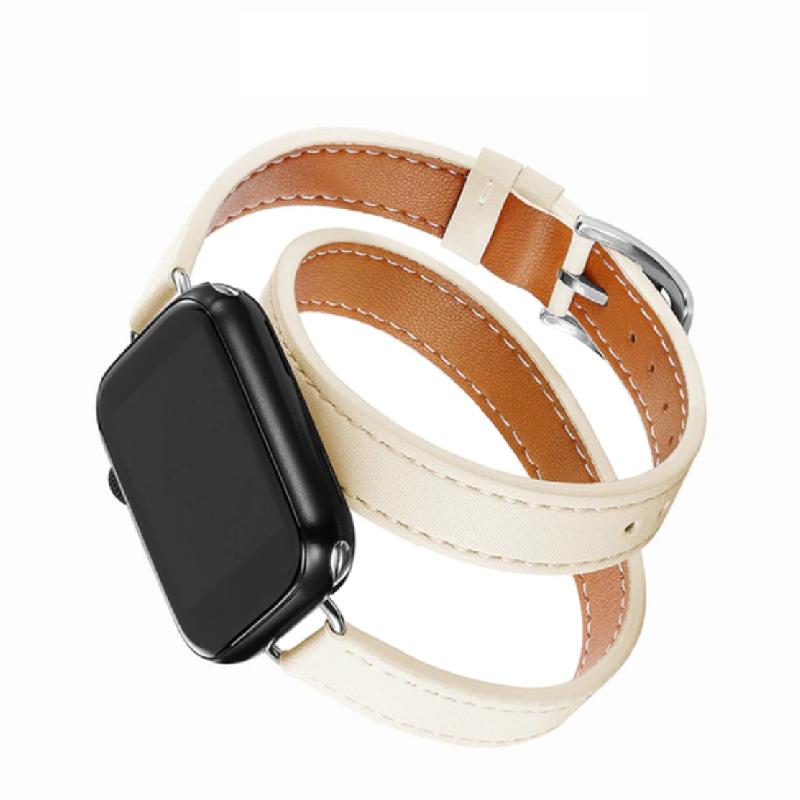 Apple Watch バンド コンパチブル レザー ダブルループ 二重巻き アップルウォッチ series 3 4 5 6 7 8 9 SE ultra 38 40 41 42 44 45 49 mm 対応 |  | 01