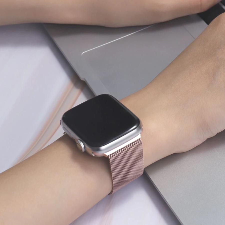 アップルウォッチ バンド コンパチブル ミラレーゼ ループ ステンレス シンプル Apple Watch series 3 4 5 6 7 8 9 SE ultra 38 40 41 42 44 45 49 mm 対応 |  | 05