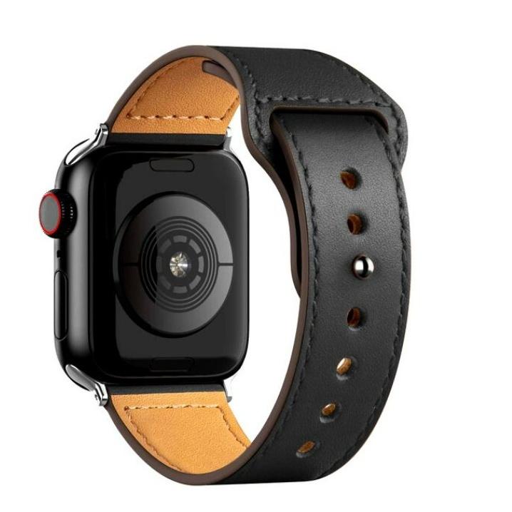 Apple Watch バンド コンパチブル レザー メンズ シンプル ユニセックス アップルウォッチ series 3 4 5 6 7 8 9 SE ultra 38 40 41 42 44 45 49 mm 対応 |  | 03