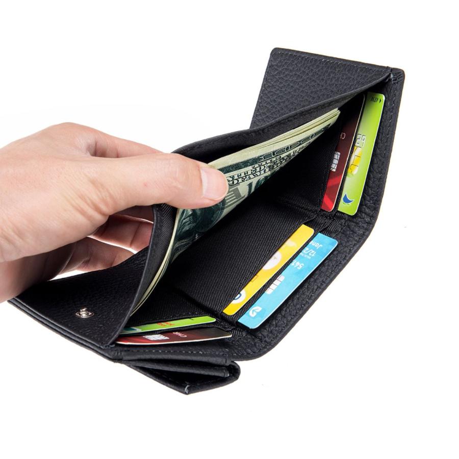 財布 ミニ財布 メンズ レディース レザー おしゃれ お札折らない スキミング防止 RFID かわいい 小銭入れ コインケース  カードケース コンパクト 磁器防止 |  | 09