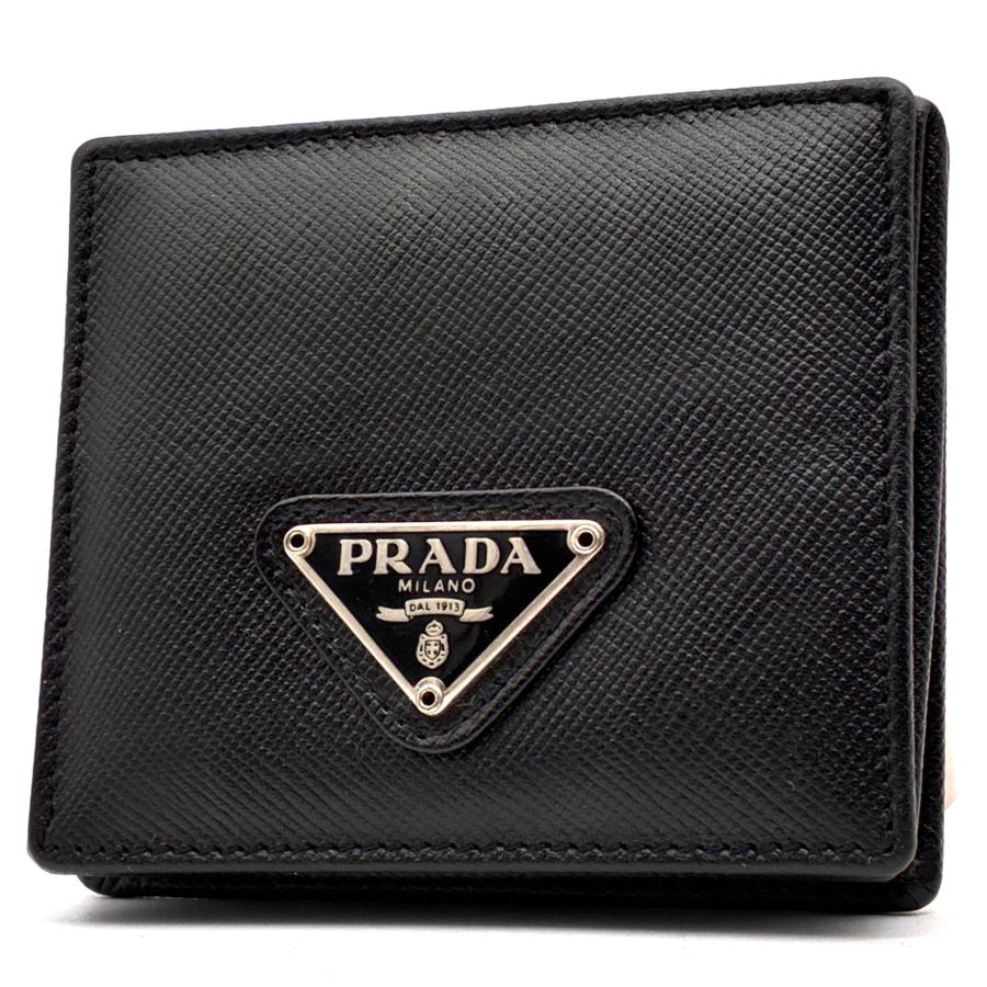 PRADA プラダ コインケース 小銭入れ サフィアーノレザー 三角ロゴ