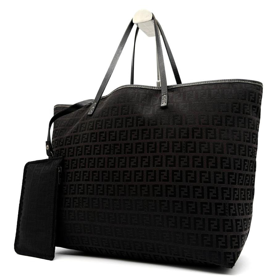 FENDI フェンディ トートバッグ ズッキーノ キャンバスレザー フェンディ FENDI ズッキーノ トートバッグ 肩掛け A4 大容量 ポーチ