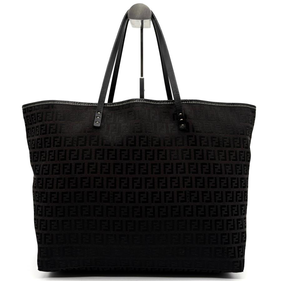 フェンディ FENDI ズッキーノ トートバッグ 肩掛け A4 大容量 ポーチ