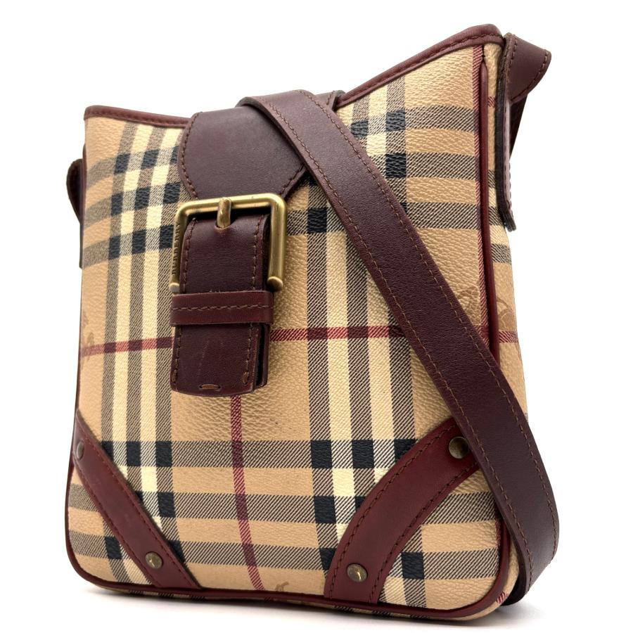 バーバリー Burberry ショルダーバッグ ノバチェック シャドーホース 