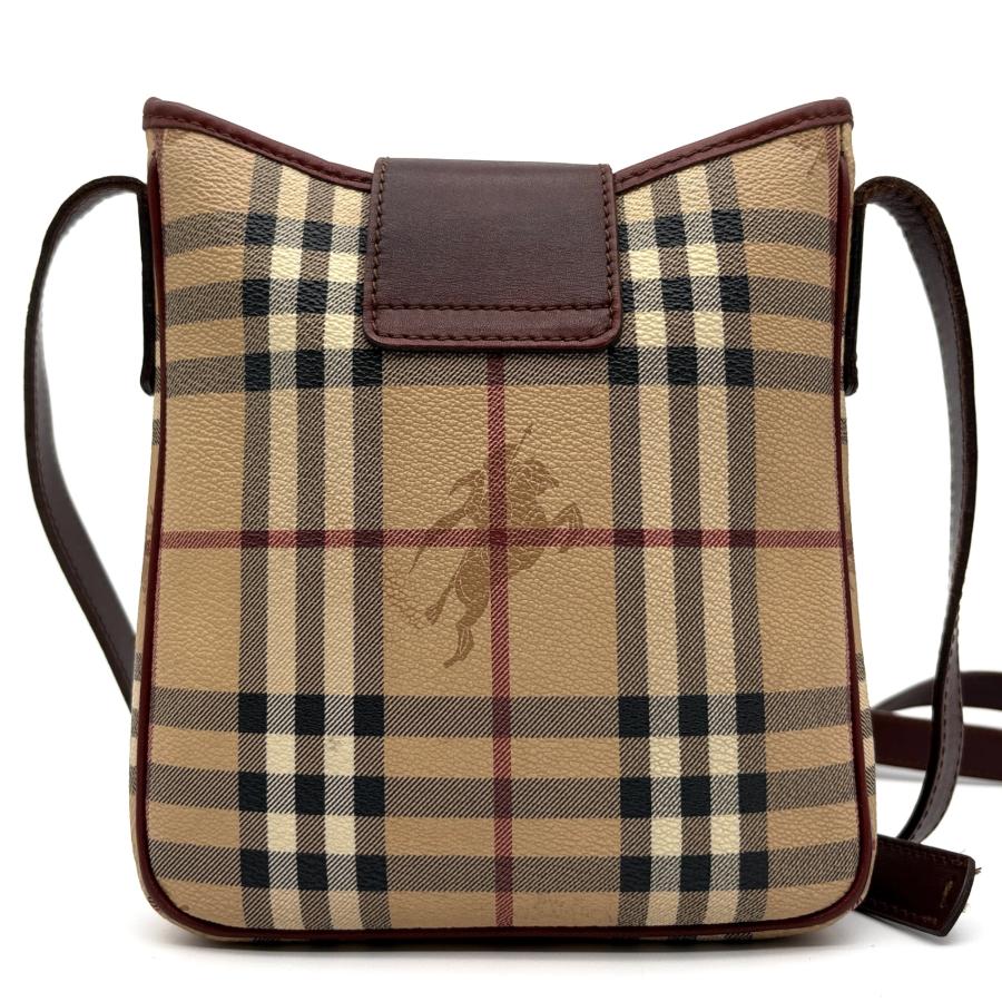 バーバリー Burberry ショルダーバッグ ノバチェック シャドーホース