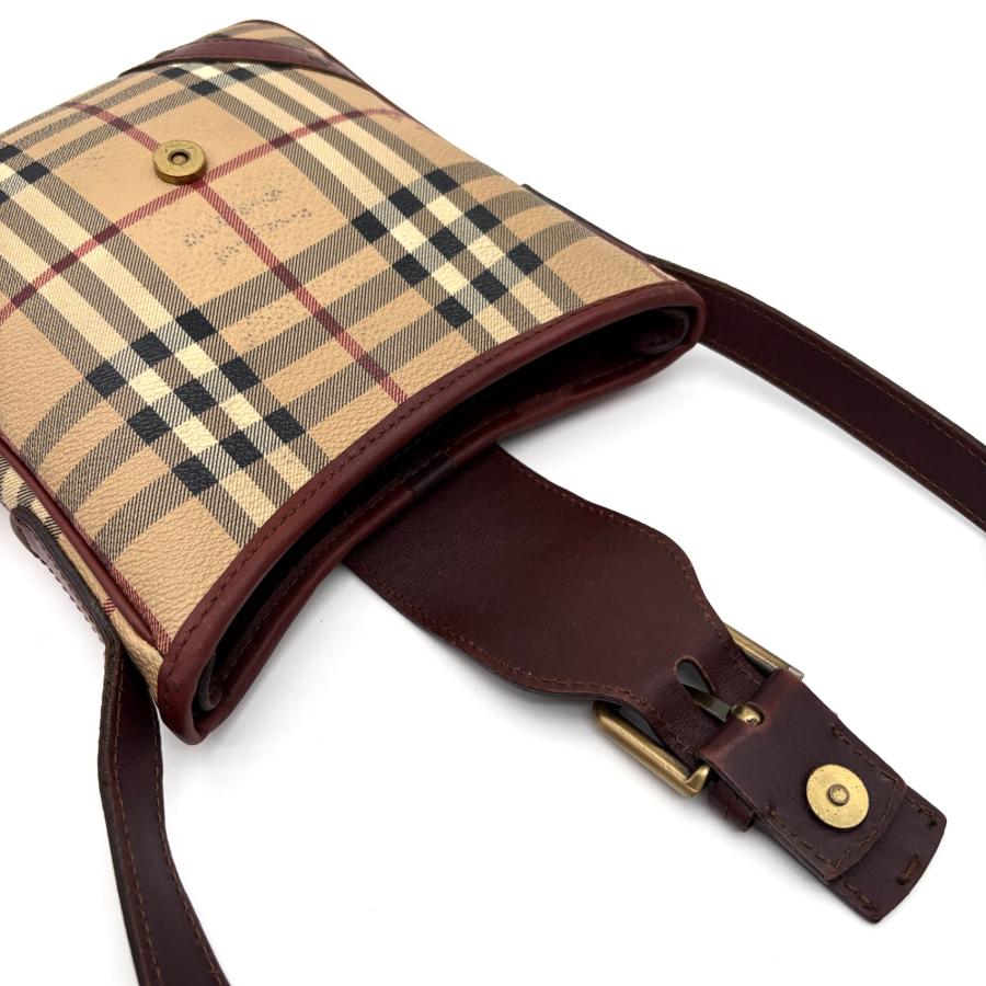 バーバリー Burberry ショルダーバッグ ノバチェック シャドーホース