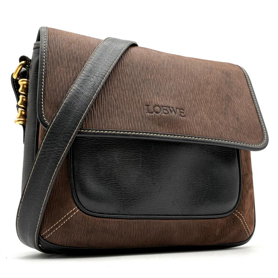 LOEWE ロエベ ベラスケス ショルダーバッグ 斜め掛け 肩掛け ヌバック