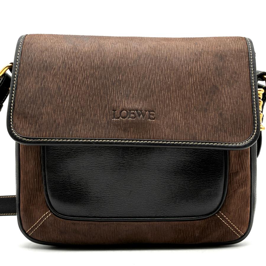 LOEWE ロエベ ベラスケス ショルダーバッグ 斜め掛け 肩掛け ヌバック