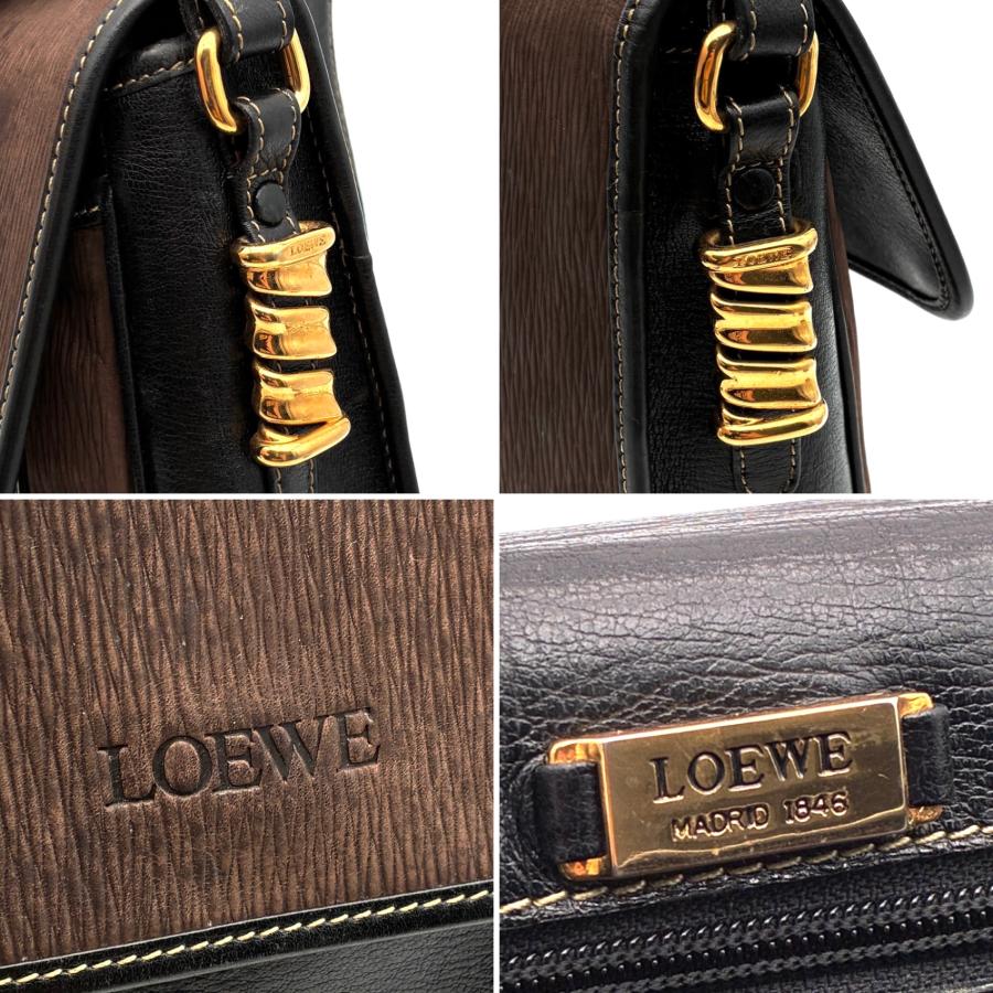 LOEWE ロエベ ベラスケス ショルダーバッグ 斜め掛け 肩掛け ヌバック