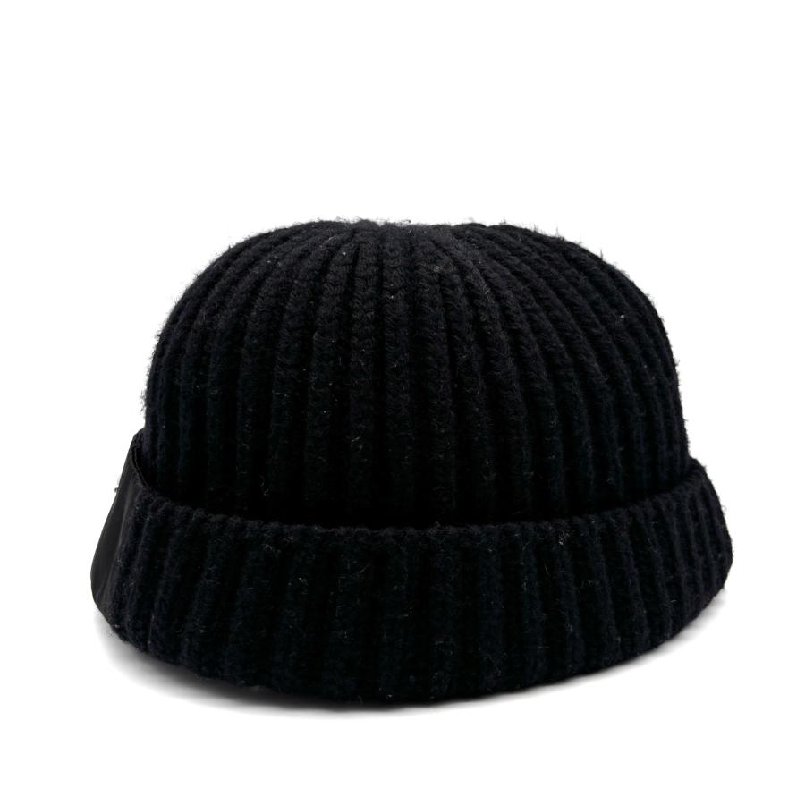 PRADA プラダ ニット帽 UMD446 三角ロゴ RFIDモデル ウール 大きい