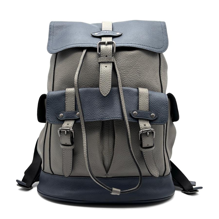 コーチ COACH ハドソン リュック バックパック フラップ 巾着 レザー