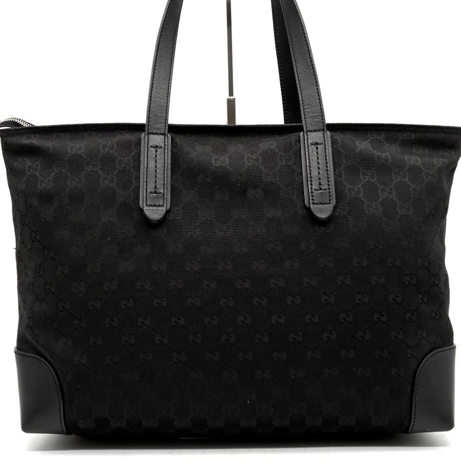 グッチ トートバッグ レザー×PVC A4可 肩掛け GG柄 シェリーライン 美品 グッチ GUCCI トートバッグ GG柄 GGキャンバス シェリーライン