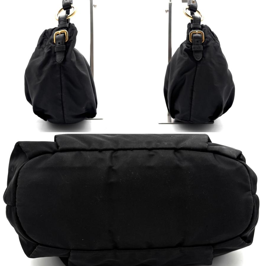 PRADA プラダ ハンドバッグ ワンショルダーバッグ 編み込みハンドル