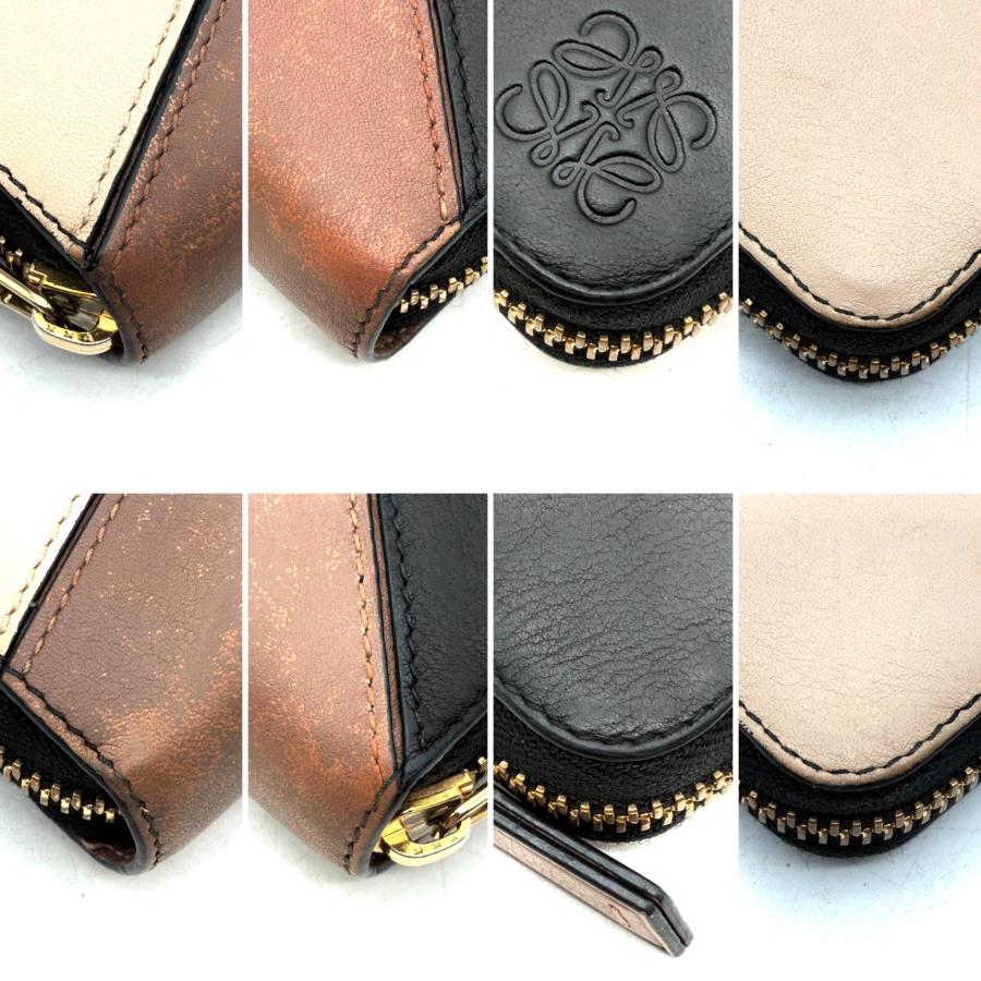 ロエベ LOEWE パズル ラウンドファスナー 長財布 アナグラム マルチ