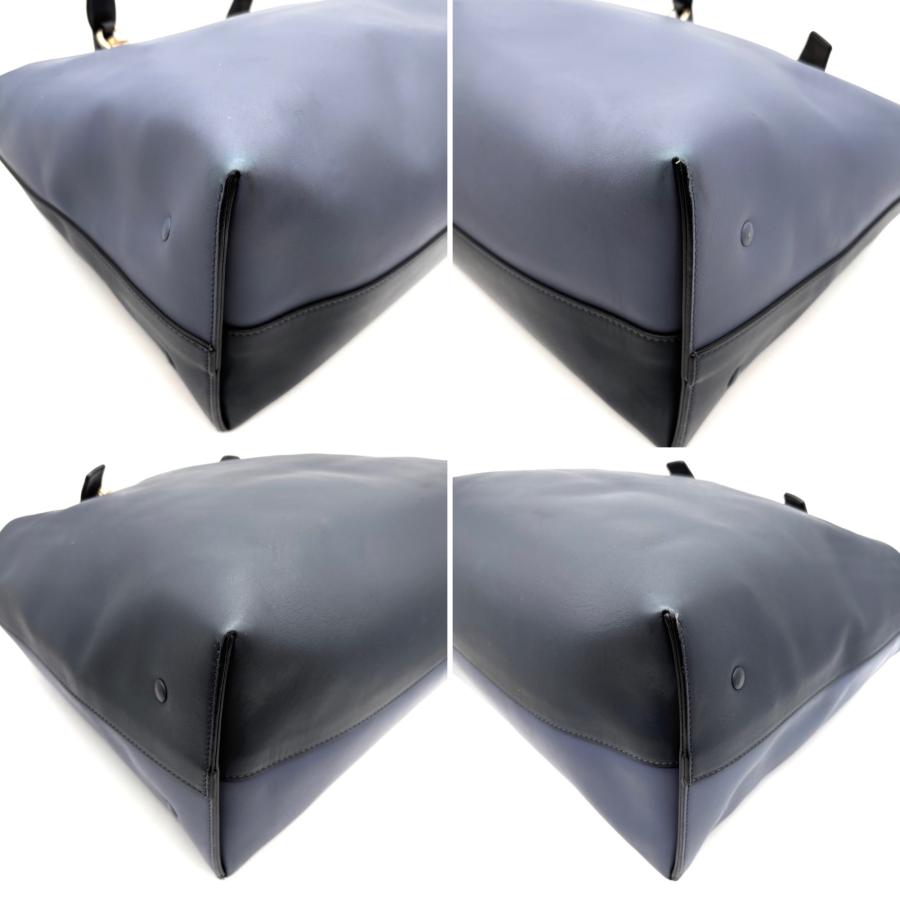 クロエ Chloe ベイリー トート バッグ バイカラー レザー チェーン A4