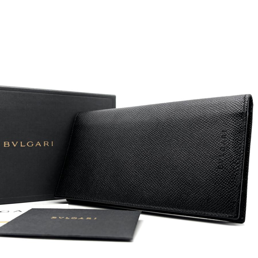 ブルガリ BVLGARI 長財布 札入れ ロングウォレット レザー 本革 牛革