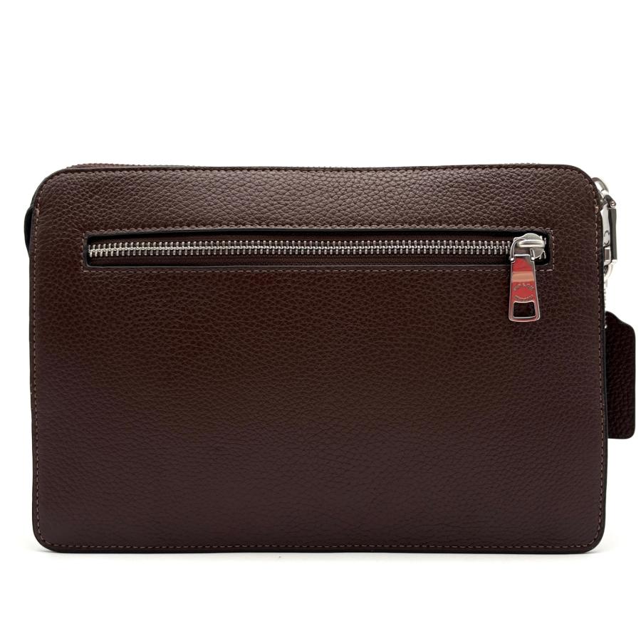 コーチ COACH クラッチバッグ セカンドバッグ ポーチ ペブルレザー 本