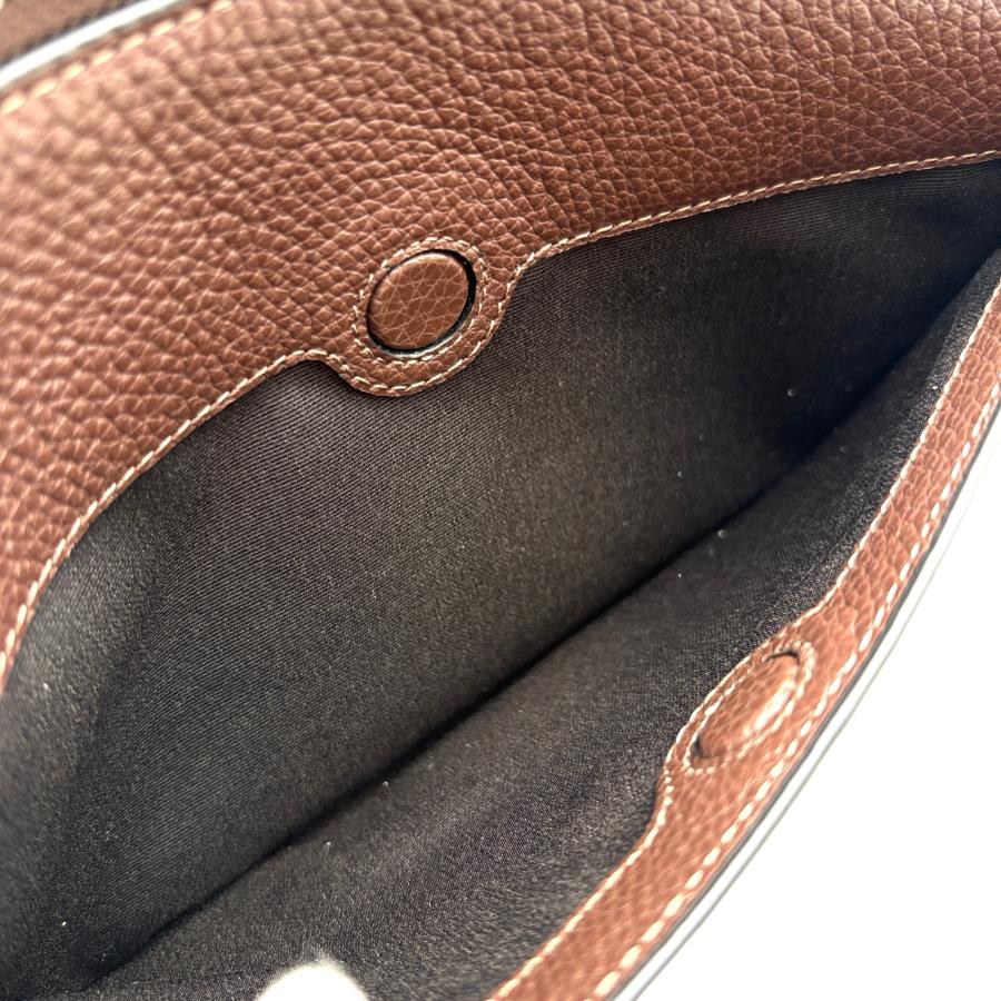 コーチ COACH クラッチバッグ セカンドバッグ ポーチ ペブルレザー 本
