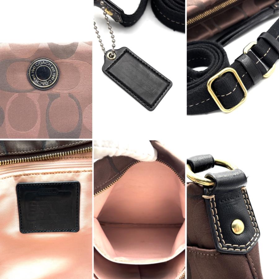 コーチ COACH シグネチャー ショルダーバッグ クロスボディ ナイロン