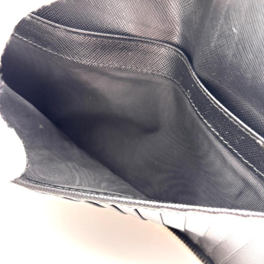 プラダ PRADA オーガナイザー 長財布 トラベル スカル ドクロ