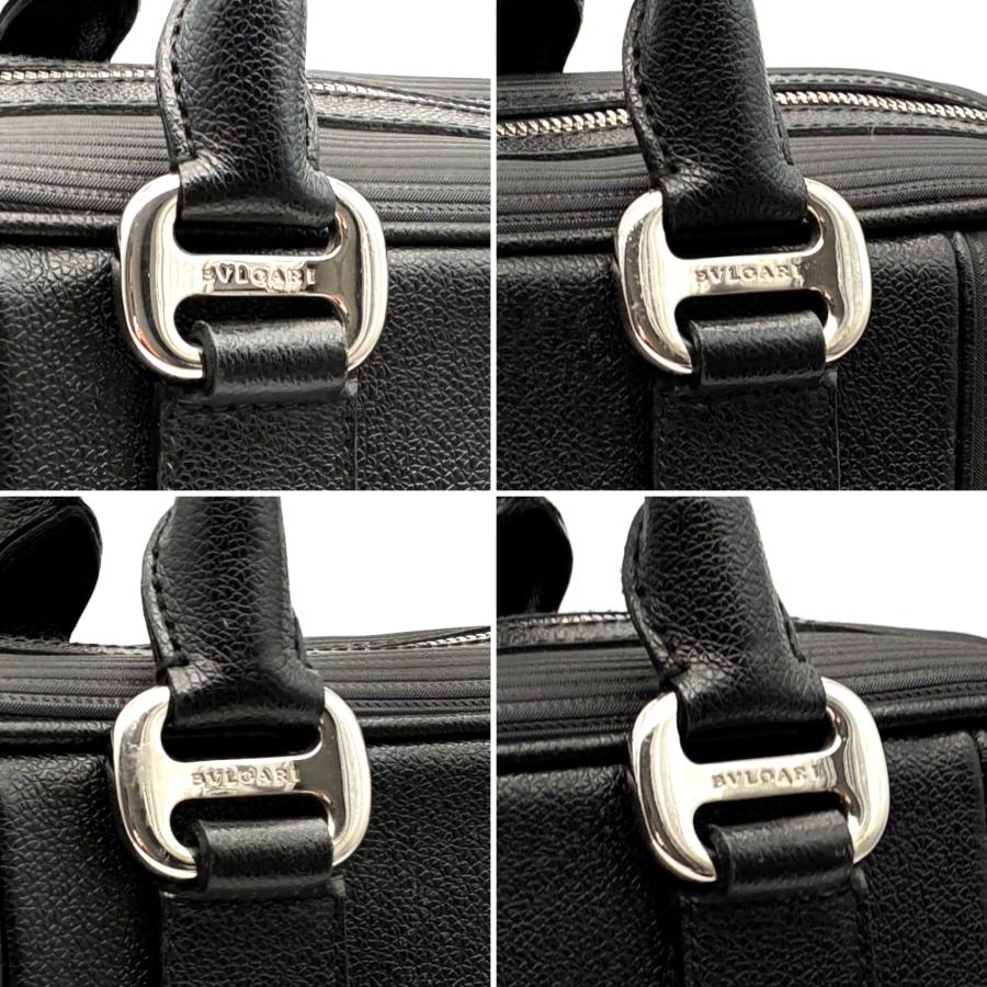 BVLGARI ブルガリ ミレリゲ ビジネスバッグ ボストンバッグ レザー 本