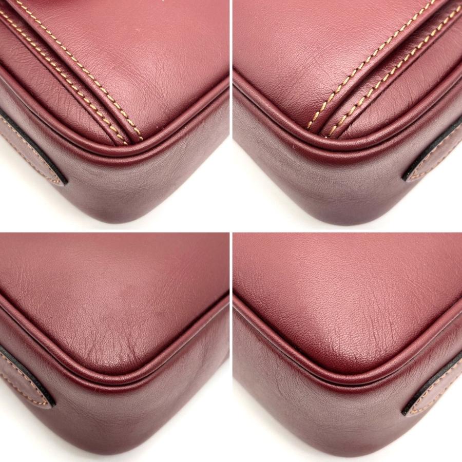 カルティエ　ショルダーバッグ Cartier カルティエ ショルダーバッグ マストライン ロゴ レザー 斜め