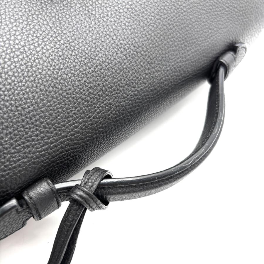 グッチ GUCCI ブリーフケース ビジネスバッグ 書類かばん A4 PC収納 レザー ブラック 黒 メンズ フラップ ロゴ金具 鍵付きの画像