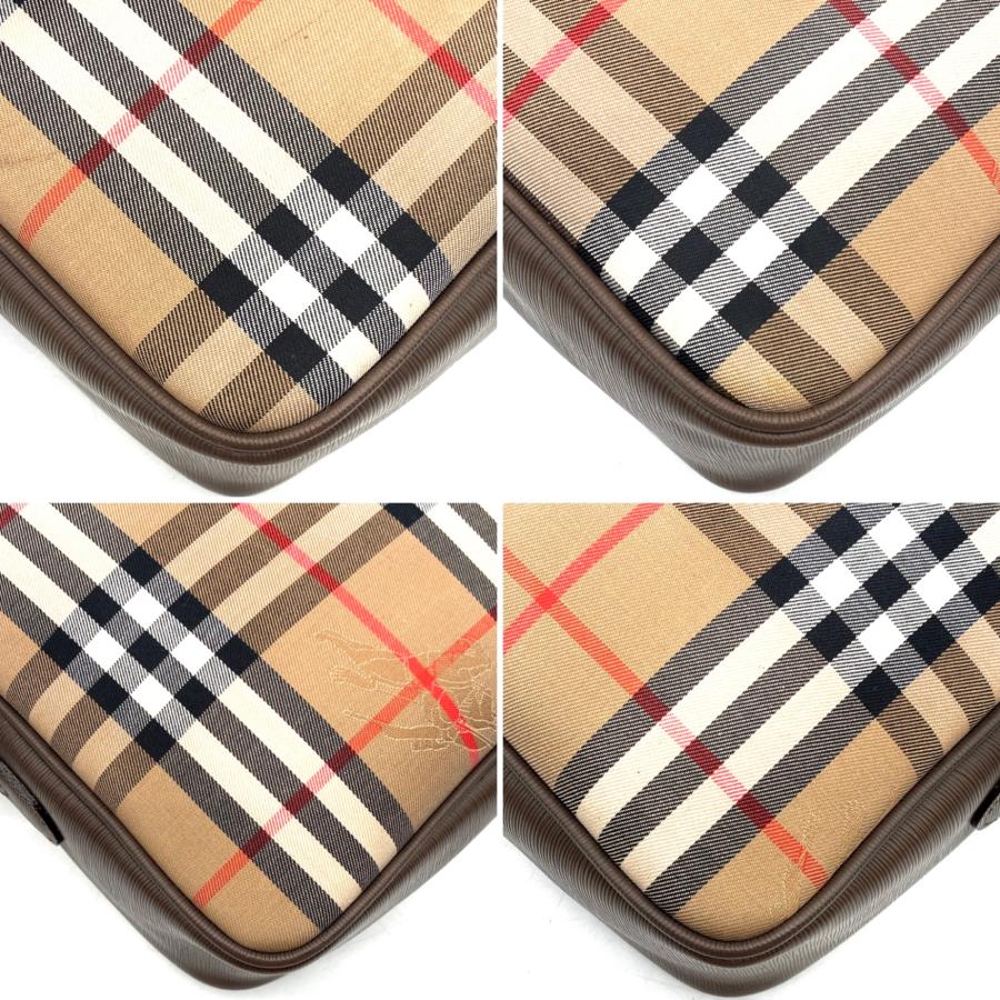 美品 廃盤 バーバリー BURBERRY ショルダーバッグ 斜め掛け ノバ