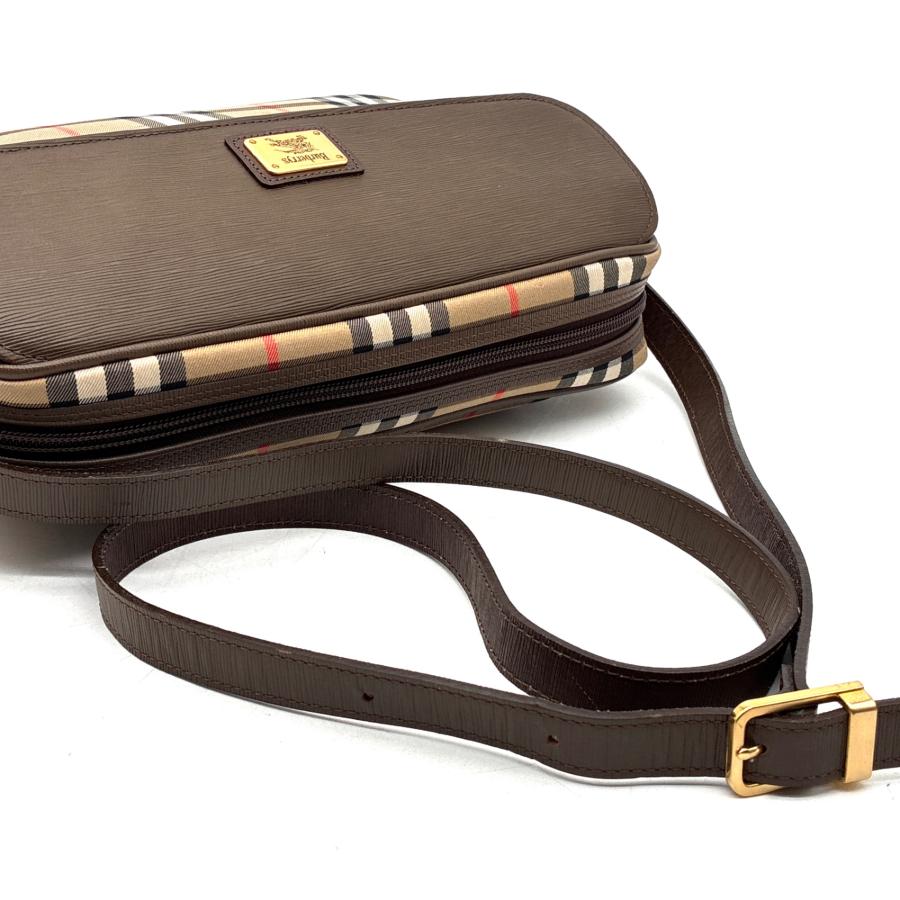 美品 廃盤 バーバリー BURBERRY ショルダーバッグ 斜め掛け ノバ