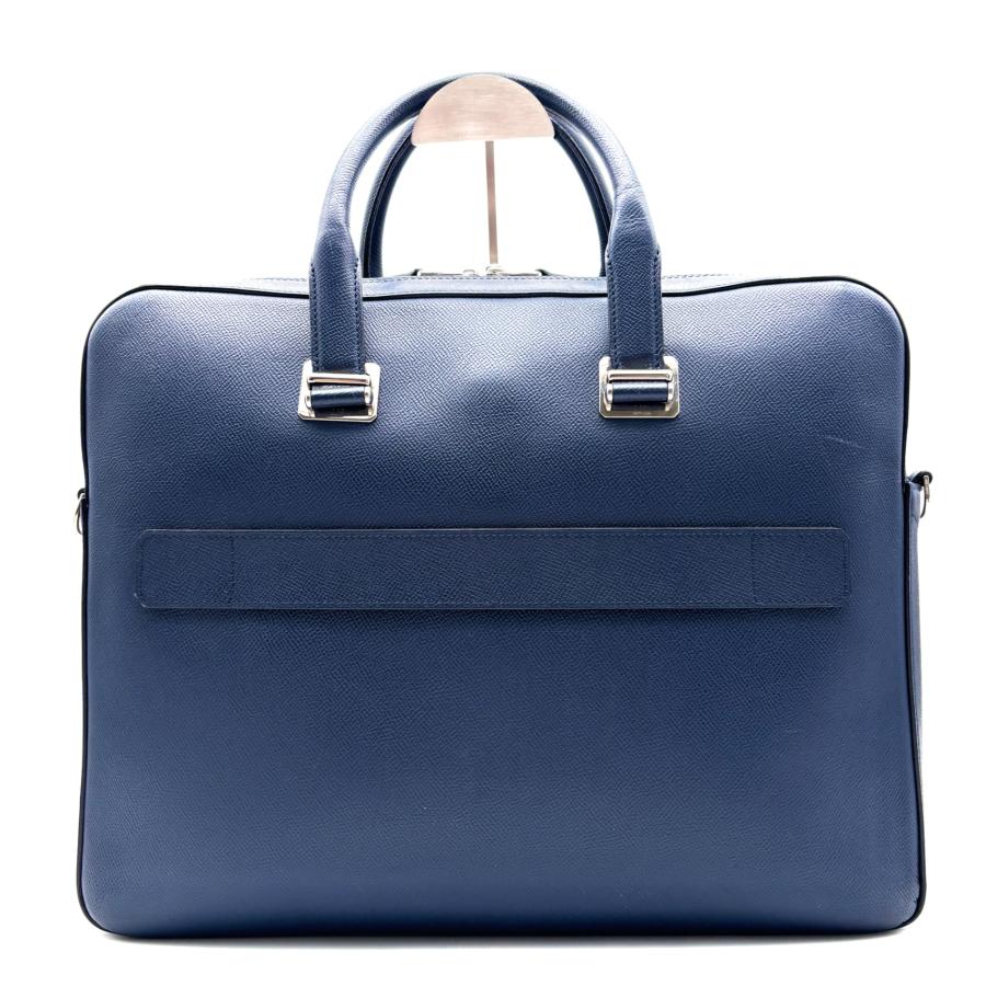 未使用級　ダンヒル　カドガン　ビジネスバッグ　ブリーフケース　ネイビー　A4 ダンヒル dunhill カドガン ビジネスバッグ ブリーフケース レザー